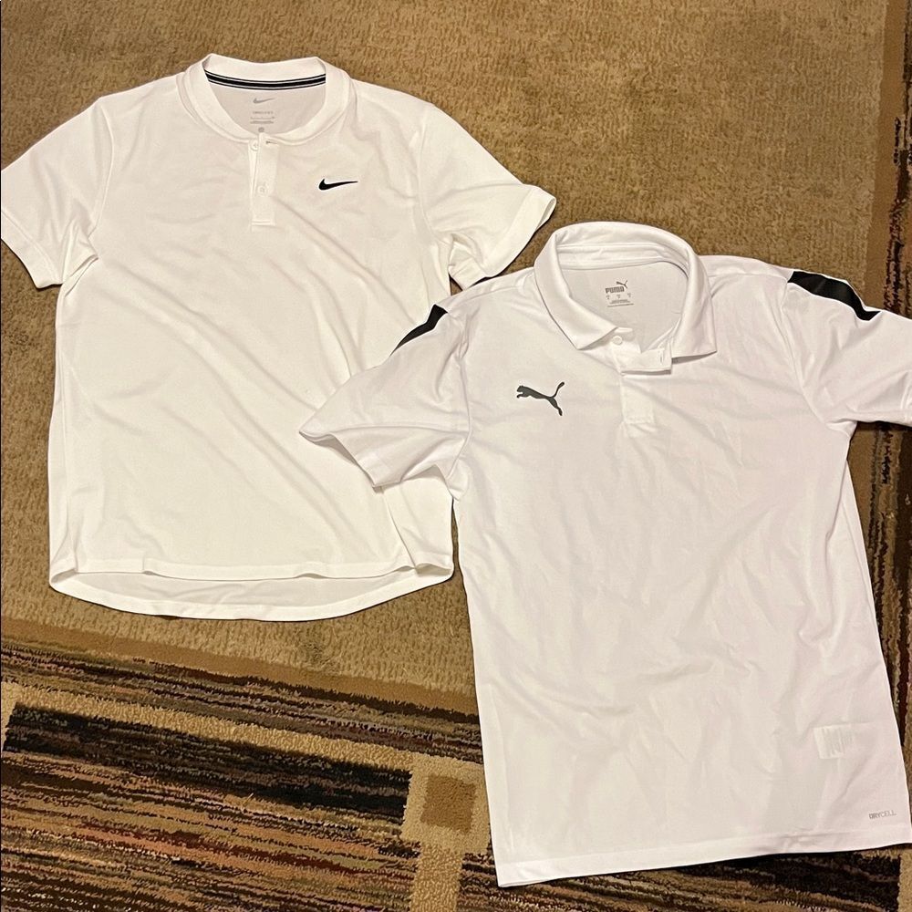 Men's White Polo Shirt